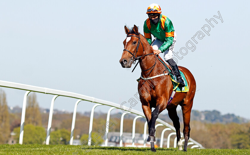 Lone-Eagle-0001 
 LONE EAGLE (Sean Levey)
Sandown 23 Apr 2021 - Pic Steven Cargill / Racingfotos.com