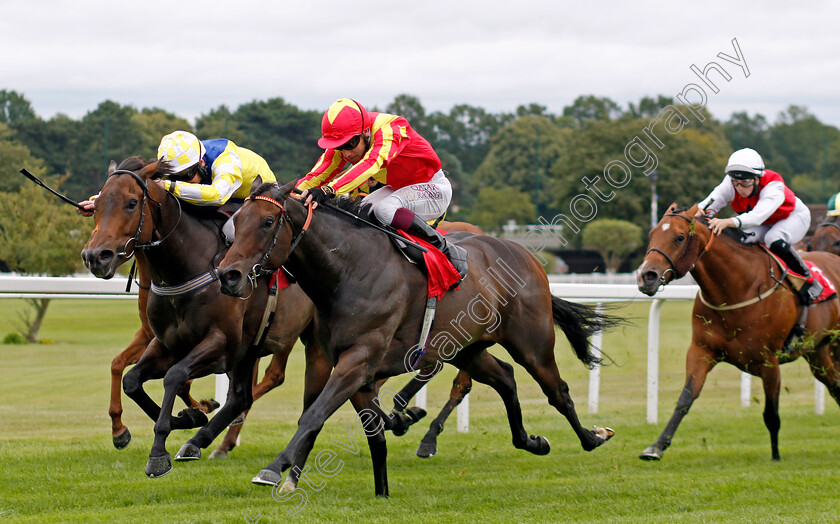 Lil-Guff-0004 
 LIL GUFF (Oisin Murphy) beats JENEVER (left) in The Do Not Miss Live Music Nights Handicap
Sandown 25 Jul 2024 - Pic Steven Cargill / Racingfotos.com