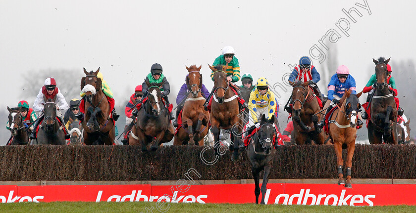 De-Rasher-Counter-0002 
 DE RASHER COUNTER (3rd right, Ben Jones) takes the water jump with the field in The Ladbrokes Trophy Handicap Chase
Newbury 30 Nov 2019 - Pic Steven Cargill / Racingfotos.com