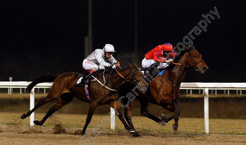 Australis-0001 
 AUSTRALIS (Jack Mitchell) leads TULIP FIELDS (left) 
Chelmsford 26 Nov 2020 - Pic Steven Cargill / Racingfotos.com