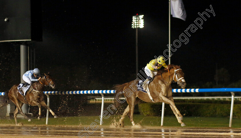 Prince-Eiji-0004 
 PRINCE EIJI (Sam Hitchcott) wins The Firebreak Stakes
Meydan 27 Jan 2023 - Pic Steven Cargill / Racingfotos.com