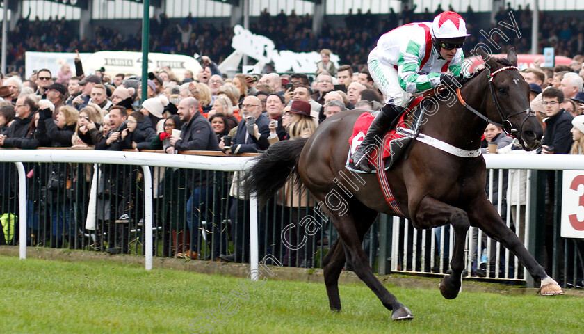 Mister-Fisher-0005 
 MISTER FISHER (Nico De Boinville) wins The 32Red Casino Novices Hurdle
Kempton 26 Dec 2018 - Pic Steven Cargill / Racingfotos.com