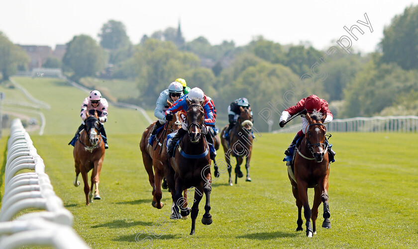 Croeso-Cymraeg-0002 
 CROESO CYMRAEG (left, Dougie Costello) beats THE CITY'S PHANTOM (right) in The Leicester Students Handicap
Leicester 1 Jun 2021 - Pic Steven Cargill / Racingfotos.com