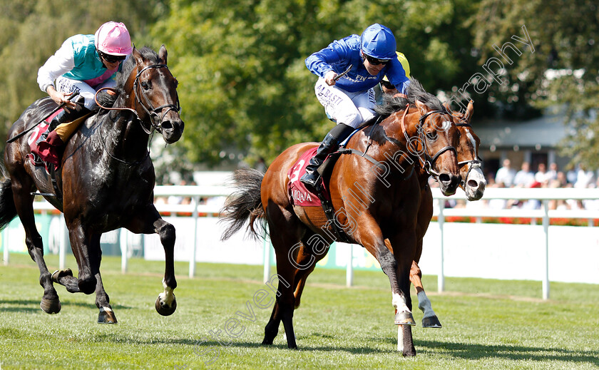 Best-Solution-0006 
 BEST SOLUTION (Pat Cosgrave) beats MIRAGE DANCER (left) in The Princess Of Wales's Arqana Racing Club Stakes
Newmarket 12 Jul 2018 - Pic Steven Cargill / Racingfotos.com