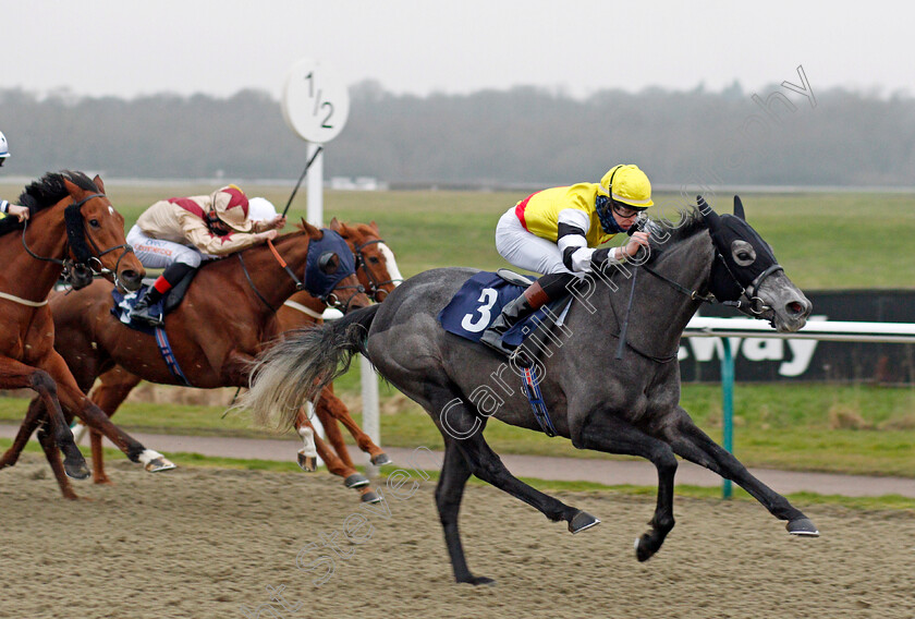 Nuble-0003 
 NUBLE (Christian Howarth) wins The Betway Handicap
Lingfield 25 Jan 2022 - Pic Steven Cargill / Racingfotos.com