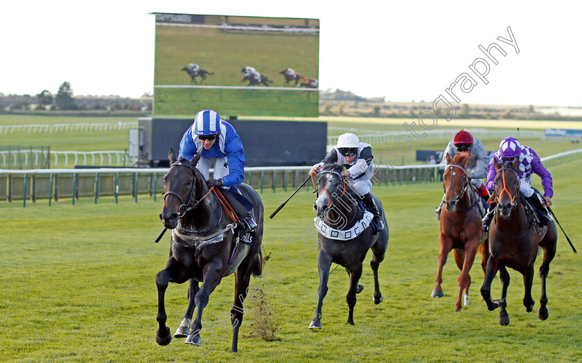 Elarqam-0003 
 ELARQAM (Jim Crowley) wins The Tattersalls Stakes Newmarket 28 Sep 2017 - Pic Steven Cargill / Racingfotos.com