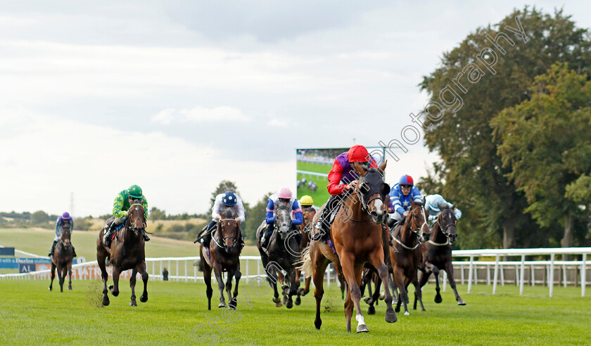 Say-Hello-0005 
 SAY HELLO (James Doyle) wins The Visit racingtv.com Nursery
Newmarket 28 Jul 2023 - Pic Steven Cargill / Racingfotos.com