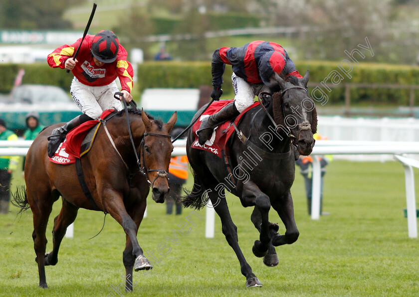 Relentless-Dreamer-0002 
 RELENTLESS DREAMER (right, Adam Wedge) beats COGRY (left) in The Matchbook Betting Exchange Handicap Chase
Cheltenham 27 Oct 2018 - Pic Steven Cargill / Racingfotos.com