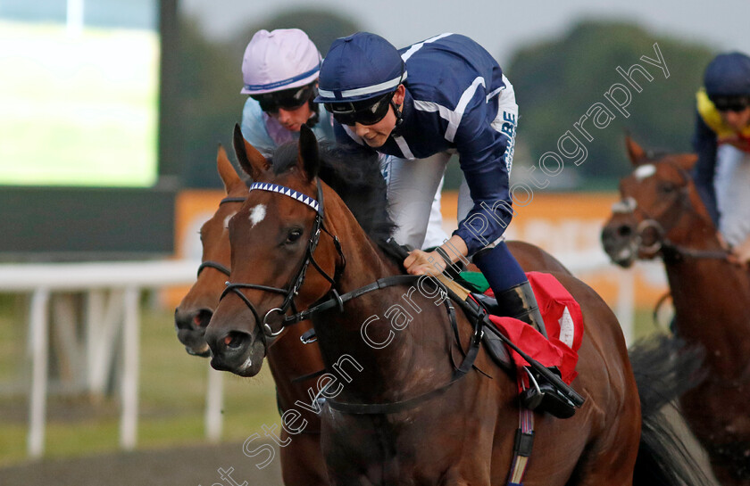 Lambert-0001 
 LAMBERT (Billy Loughnane) wins The Filon Heritage Valley Trough / EBF Restricted Novice Stakes
Kempton 8 Sep 2023 - Pic Steven Cargill / Racingfotos.com