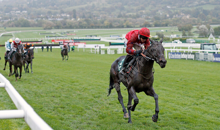 Benny s-Bridge-0003 
 BENNY'S BRIDGE (Connor Brace) wins The Matchbook Betting Exchange Podcast Conditional Jockeys Handicap Hurdle
Cheltenham 25 Oct 2019 - Pic Steven Cargill / Racingfotos.com