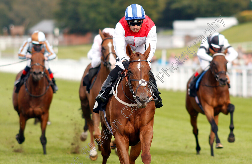 Soldier-In-Action-0004 
 SOLDIER IN ACTION (Silvestre De Sousa) wins The Royal Sussex Regiment Hanidcap
Goodwood 4 Sep 2018 - Pic Steven Cargill / Racingfotos.com