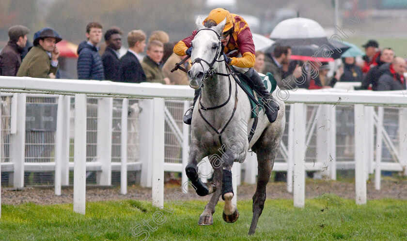 Ramses-De-Teillee-0003 
 RAMSES DE TEILLEE (Tom Scudamore) wins The Randox Health Novices Hurdle
Cheltenham 26 Oct 2019 - Pic Steven Cargill / Racingfotos.com