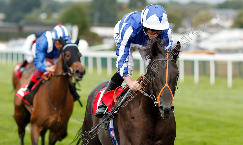 Good-Luck-Fox-0007 
 GOOD LUCK FOX (Ryan Moore) wins The Slug And Lettuce Christmas EBF Novice Stakes
Sandown 9 Aug 2018 - Pic Steven Cargill / Racingfotos.com