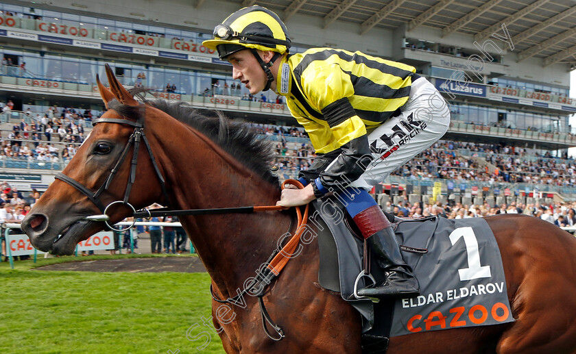 Eldar-Eldarov-0023 
 ELDAR ELDAROV (David Egan) winner of The Cazoo St Leger Stakes
Doncaster 11 Sep 2022 - Pic Steven Cargill / Racingfotos.com