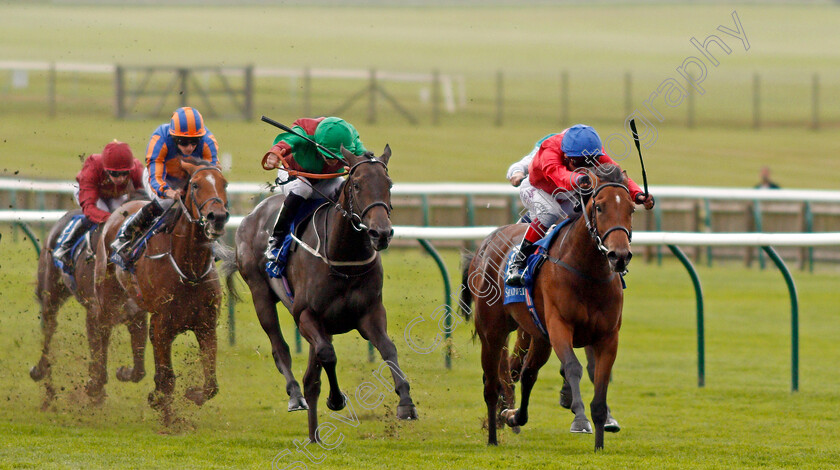 Juliet-Capulet-0003 
 JULIET CAPULET (right, Frankie Dettori) beats NYALETI (left) in The Shadwell Rockfel Stakes Newmarket 29 Sep 2017 - Pic Steven Cargill / Racingfotos.com