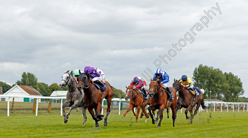 Mr-Kiki-0002 
 MR KIKI (2nd left, Rossa Ryan) beats MISTER SNOWDON (left) and BADRI (2nd right) in The Free Tips Daily On attheraces.com Handicap
Yarmouth 15 Jul 2020 - Pic Steven Cargill / Racingfotos.com