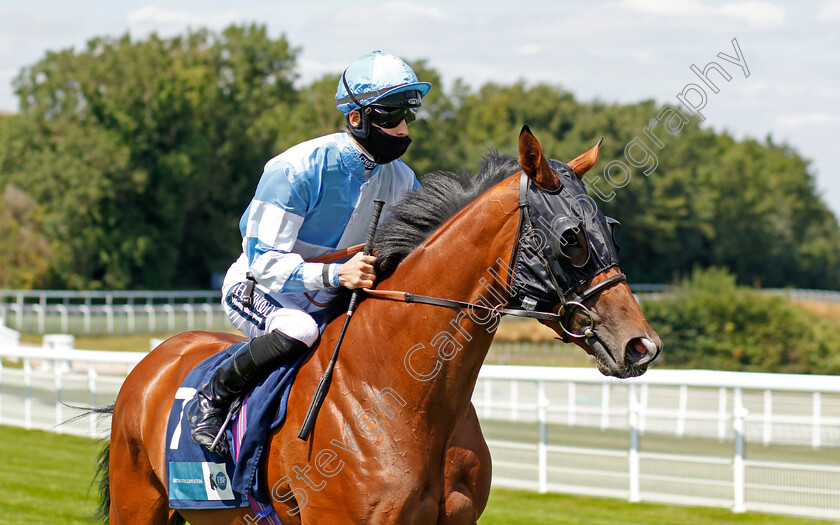 Chamade-0001 
 CHAMADE (Harry Bentley) before winning The British Stallion Studs EBF Fillies Handicap
Goodwood 29 Jul 2020 - Pic Steven Cargill / Racingfotos.com