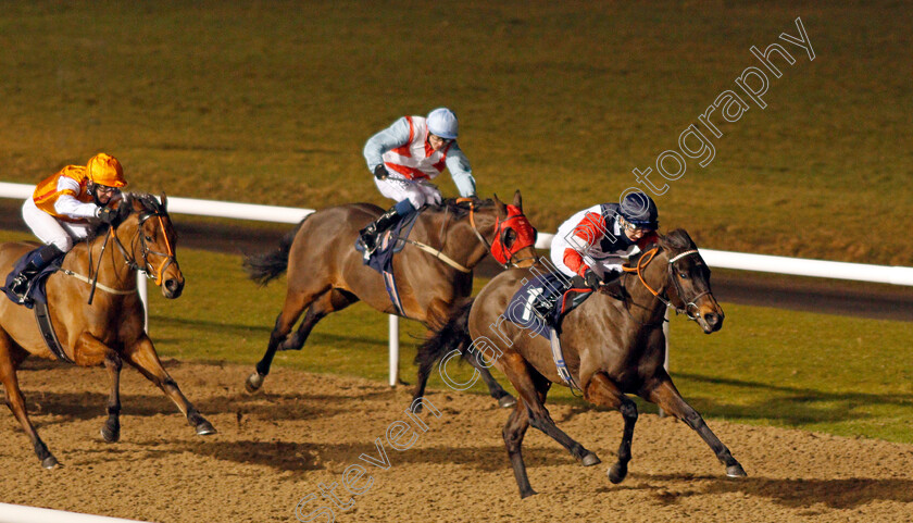 Lady-Quickstep-0001 
 LADY QUICKSTEP (George Bass) wins The Play 4 To Win At Betway Handicap Div1
Wolverhampton 18 Jan 2021 - Pic Steven Cargill / Racingfotos.com