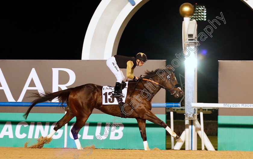 Tuz-0002 
 TUZ (Jose Da Silva) wins The Al Shindagha
Meydan, Dubai 3 Feb 2023 - Pic Steven Cargill / Racingfotos.com