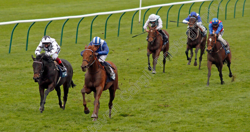 Zeyaadah-0004 
 ZEYAADAH (Jim Crowley) beats MYSTERY ANGEL (left) in The British Stallion Studs EBF Montrose Fillies Stakes
Newmarket 31 Oct 2020 - Pic Steven Cargill / Racingfotos.com