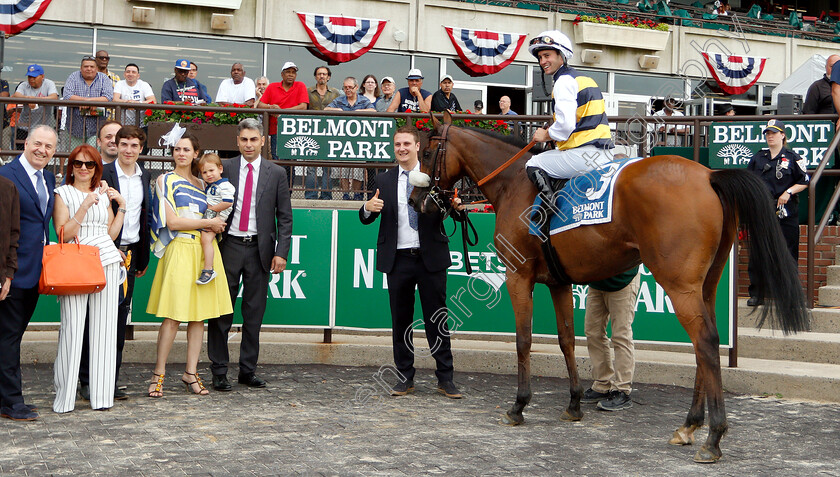 Amade-0015 
 AMADE (Flavien Prat) after The Belmont Gold Cup Invitational
Belmont Park USA, 7 Jun 2019 - Pic Steven Cargill / Racingfotos.com