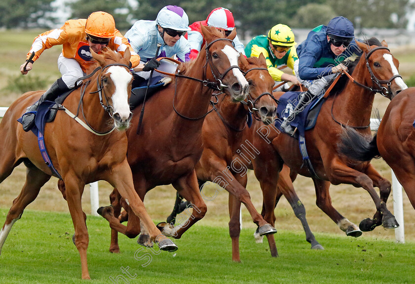 Ashariba-0001 
 ASHARIBA (2nd left, Jamie Spencer) beats SHARONA (left) in The Eastern Power Systems Restricted Maiden Stakes
Yarmouth 19 Sep 2023 - Pic Steven Cargill / Racingfotos.com