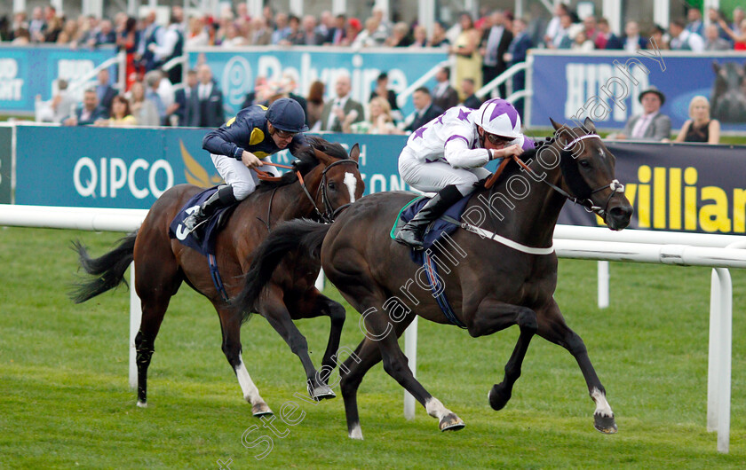 Byron-Flyer-0002 
 BYRON FLYER (William Buick) wins The Cliff Stud Rearing Winners Handicap
Doncaster 15 Sep 2018 - Pic Steven Cargill / Racingfotos.com