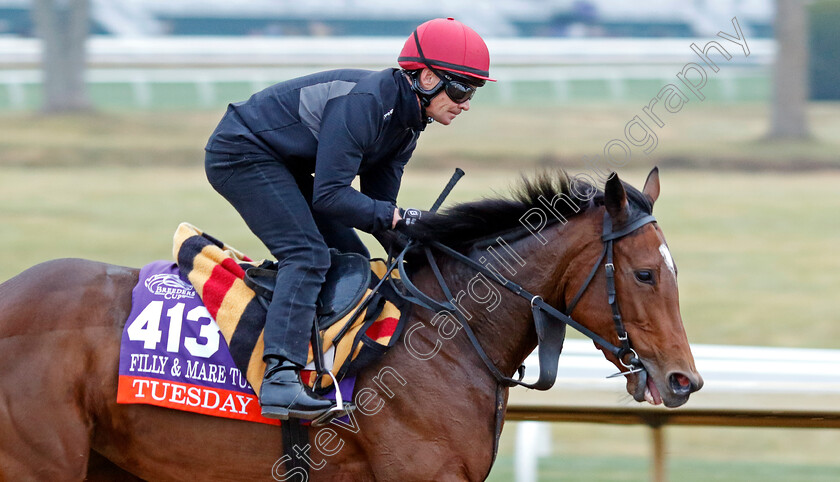 Tuesday-0001 
 TUESDAY training for the Breeders' Cup Filly & Mare Turf
Keeneland USA 2 Nov 2022 - Pic Steven Cargill / Racingfotos.com