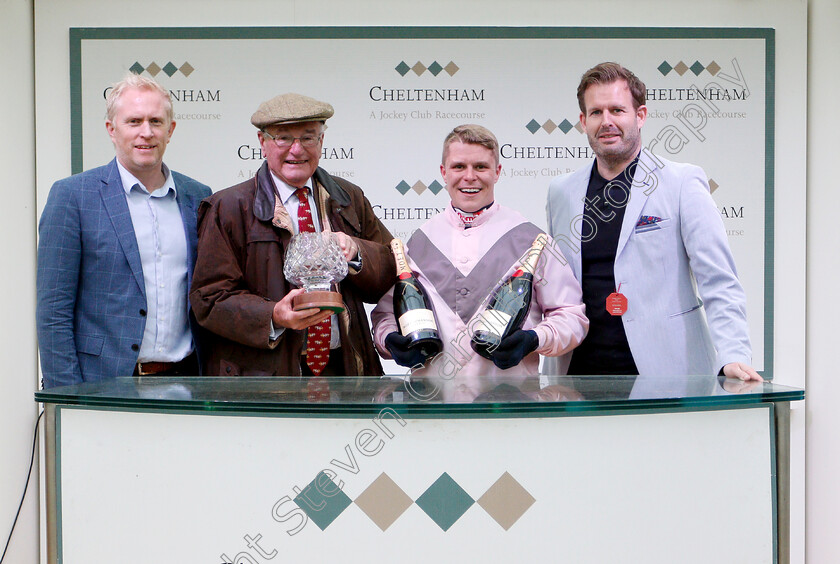 Marcle-Ridge-0015 
 Presentation to Mr C J Bennett and Sam Jukes for The KTDA Racing Open Hunters Chase won by MARCLE RIDGE
Cheltenham 3 May 2019 - Pic Steven Cargill / Racingfotos.com