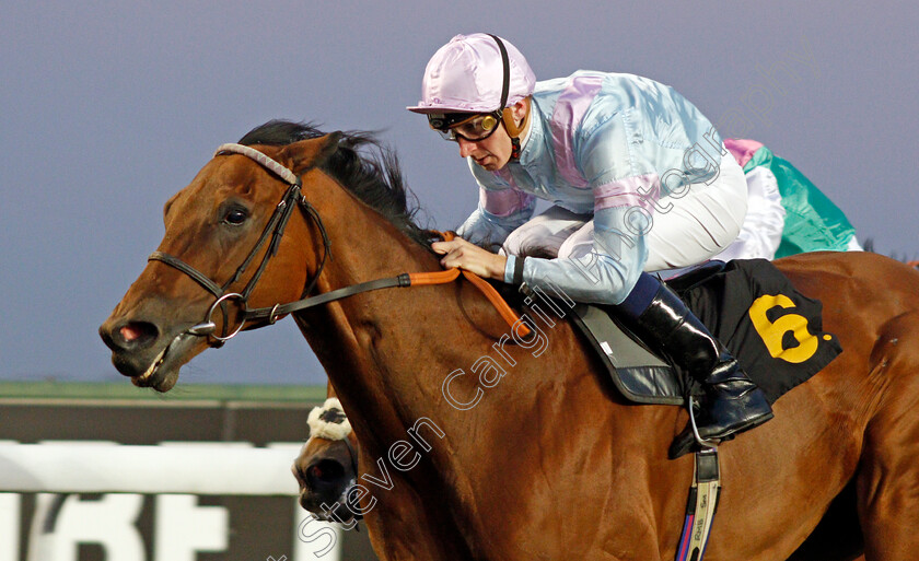 Diocles-Of-Rome-0005 
 DIOCLES OF ROME (Hector Crouch) wins The Unibet Casino Deposit £10 Get £40 Bonus Handicap
Kempton 6 Oct 2021 - Pic Steven Cargill / Racingfotos.com