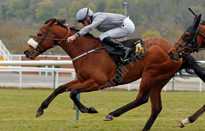 Fighter-Pilot-0004 
 FIGHTER PILOT (Daniel Tudhope) wins The Bet At racingtv.com Handicap
Nottingham 27 Apr 2021 - Pic Steven Cargill / Racingfotos.com