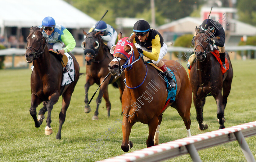 Completed-Pass-0001 
 COMPLETED PASS (Victor Carrasso) wins The Jim McKay Turf Sprint
Pimlico, Baltimore USA, 17 May 2019 - Pic Steven Cargill / Racingfotos.com