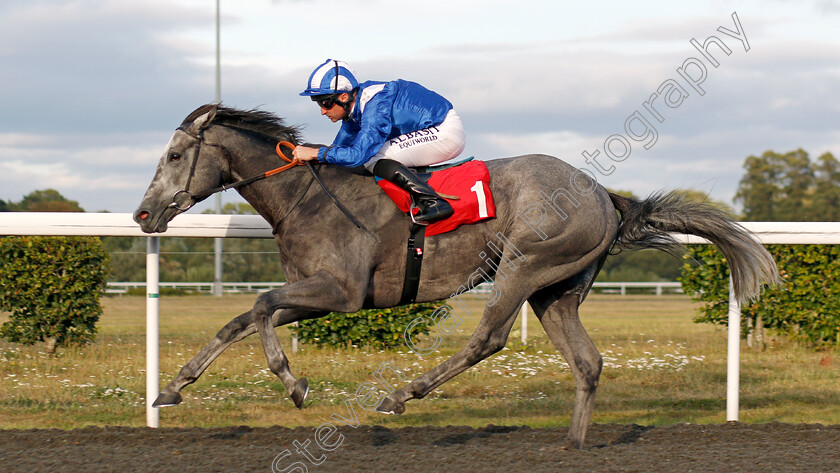 Mubakker-0007 
 MUBAKKER (Dane O'Neill) wins The Matchbook Betting Exchange Novice Stakes
Kempton 3 Sep 2019 - Pic Steven Cargill / Racingfotos.com