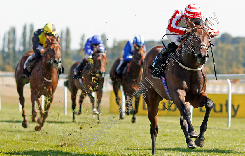 Smokey-Bear-0005 
 SMOKEY BEAR (Jason Watson) wins The British Stallion Studs EBF Maiden Stakes Div2
Newbury 20 Sep 2019 - Pic Steven Cargill / Racingfotos.com