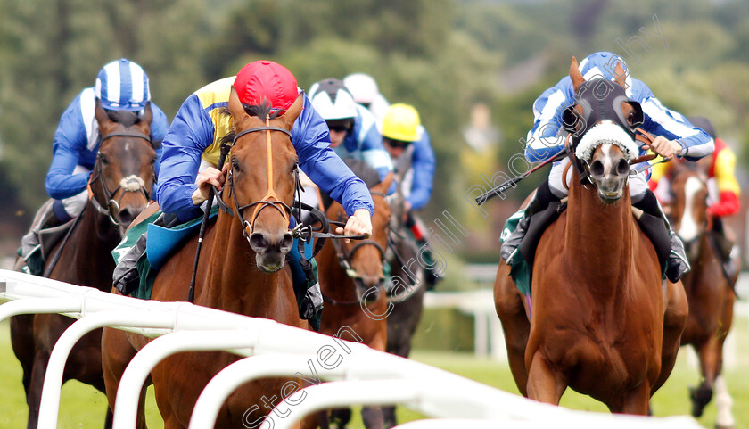 Via-Serendipity-0001 
 VIA SERENDIPITY (Fran Berry) beats ZWAYYAN (right) in The Randox Health Handicap
Sandown 16 Jun 2018 - Pic Steven Cargill / Racingfotos.com