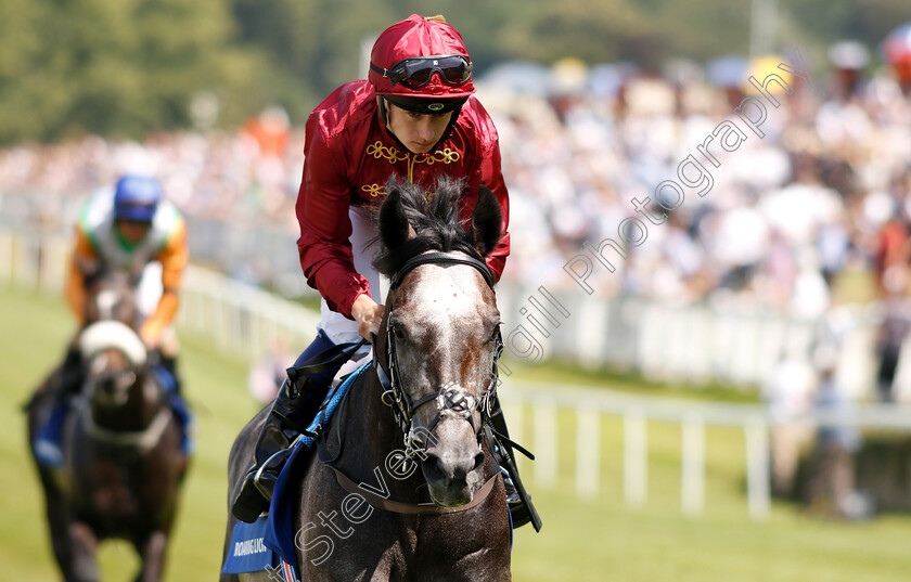 Roaring-Lion-0003 
 ROARING LION (Oisin Murphy) before winning The Coral Eclipse
Sandown 7 Jul 2018 - Pic Steven Cargill / Racingfotos.com