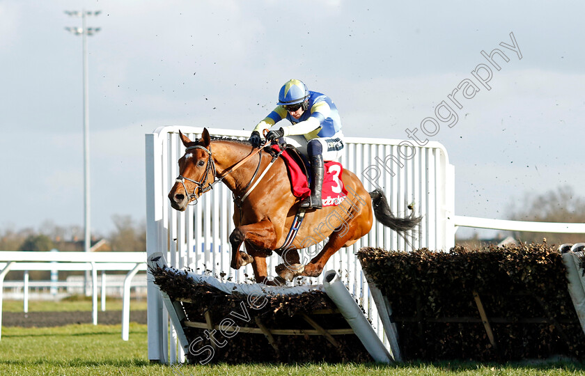 Tripoli-Flyer-0003 
 TRIPOLI FLYER (Jonathan Burke) wins The Ladbrokes Dovecote Novices Hurdle
Kempton 22 Feb 2025 - Pic Steven Cargill / Racingfotos.com