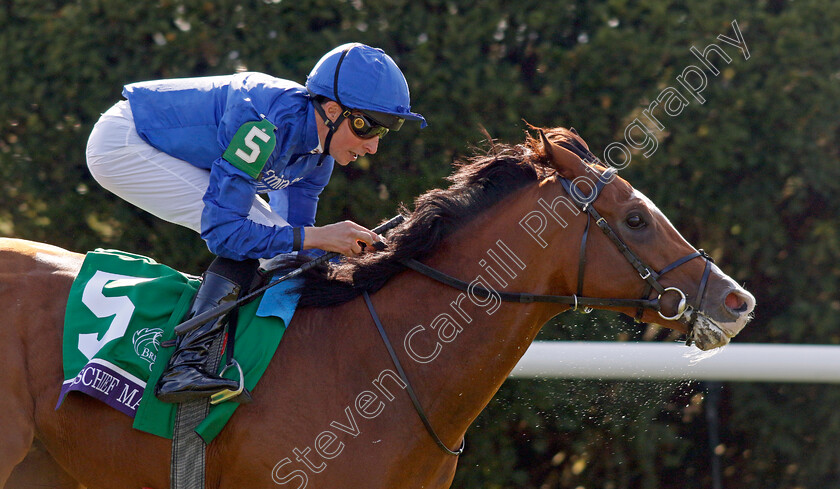 Mischief-Magic-0001 
 MISCHIEF MAGIC (William Buick) wins The Breeders' Cup Juvenile Turf Sprint
Breeders Cup Meeting, Keeneland USA, 4 Nov 2022 - Pic Steven Cargill / Racingfotos.com