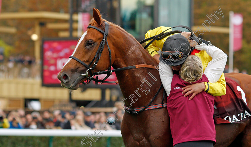 Torquator-Tasso-0025 
 TORQUATOR TASSO (Rene Piechulek) after The Qatar Prix de l'Arc de Triomphe
Longchamp 3 Oct 2021 - Pic Steven Cargill / Racingfotos.com