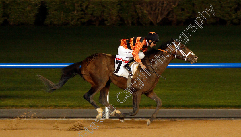 Street-Of-Dreams-0004 
 STREET OF DREAMS (Adrie De Vries) wins The Wheels Handicap Meydan 8 Feb 2018 - Pic Steven Cargill / Racingfotos.com