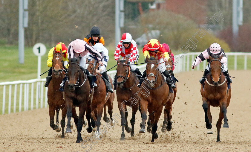 Kingdom-Come-0003 
 KINGDOM COME (2nd right, Rossa Ryan) beats FINAL VOYAGE (left) in The Betmgm Lincoln Trial Handicap
Wolverhampton 9 Mar 2024 - Pic Steven Cargill / Racingfotos.com