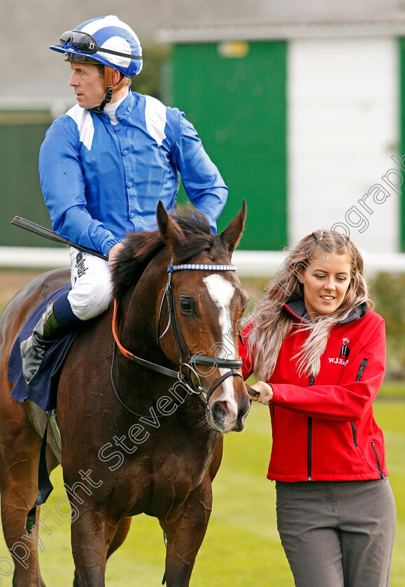 Talaaqy-0010 
 TALAAQY (Jim Crowley) after The British Stallion Studs EBF Fillies Novice Stakes Yarmouth 24 Oct 2017 - Pic Steven Cargill / Racingfotos.com