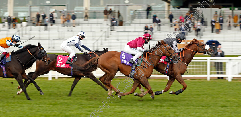 Keyser-Soze-0002 
 KEYSER SOZE (Angus Villiers) beats MOSTAWAA (2nd right) in The Women In Racing Manny Mercer Apprentice Handicap
Ascot 28 Apr 2021 - Pic Steven Cargill / Racingfotos.com