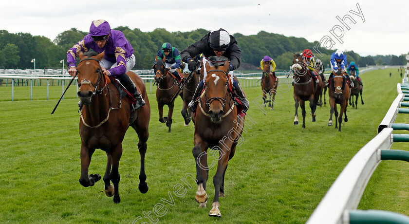 Miaswell-0001 
 MIASWELL (left, Daniel Tudhope) beats QUESTIONABLE (right) in The Betfred Supporting Macmillan Handicap
Haydock 24 May 2024 - Pic Steven Cargill / Racingfotos.com