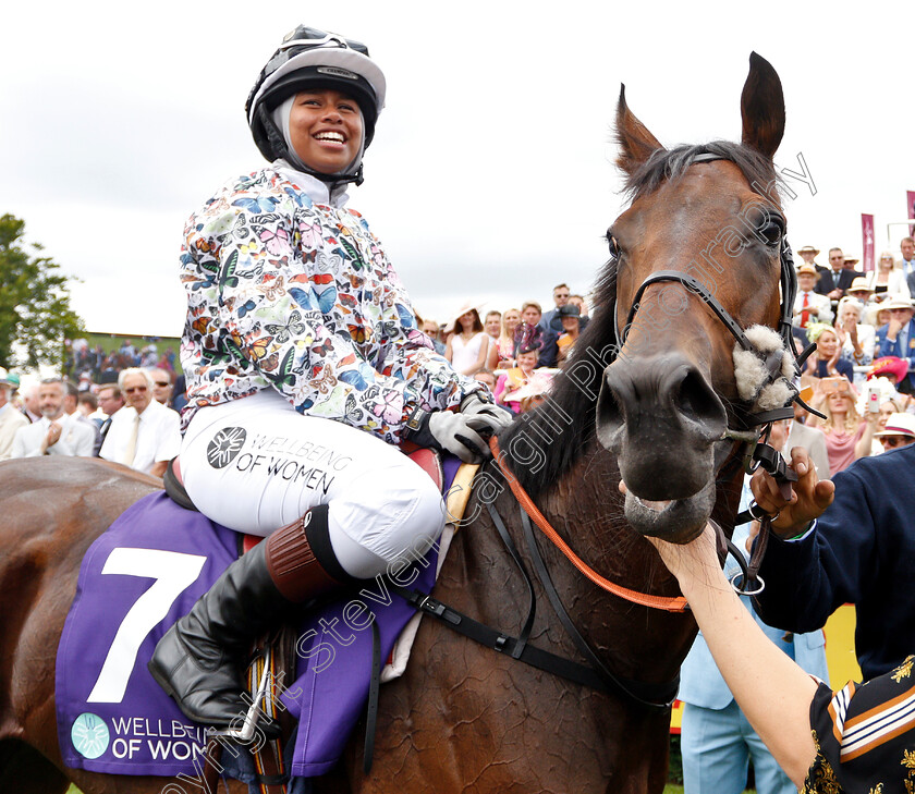 Haverland-0010 
 HAVERLAND (Khadijah Mellah) after The Magnolia Cup
Goodwood 1 Aug 2019 - Pic Steven Cargill / Racingfotos.com