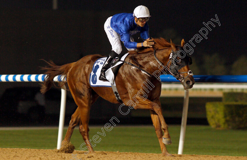 Laser-Show-0002 
 LASER SHOW (Kevin Stott) wins The Al Bastakiya Trial
Meydan 23 Jan 2020 - Pic Steven Cargill / Racingfotos.com