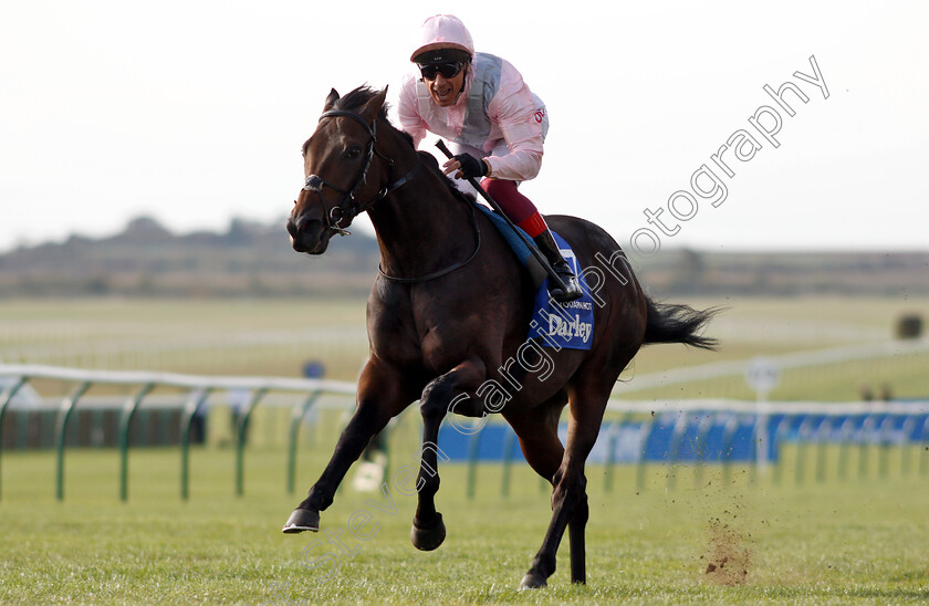 Too-Darn-Hot-0012 
 TOO DARN HOT (Frankie Dettori) wins The Darley Dewhurst Stakes
Newmarket 13 Oct 2018 - Pic Steven Cargill / Racingfotos.com