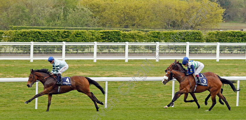 Quickthorn-and-Coltrane-0001 
 QUICKTHORN (Tom Marquand) leads COLTRANE (right, Oisin Murphy) during The Sagaro Stakes
Ascot 1 May 2024 - Pic Steven Cargill / Racingfotos.com