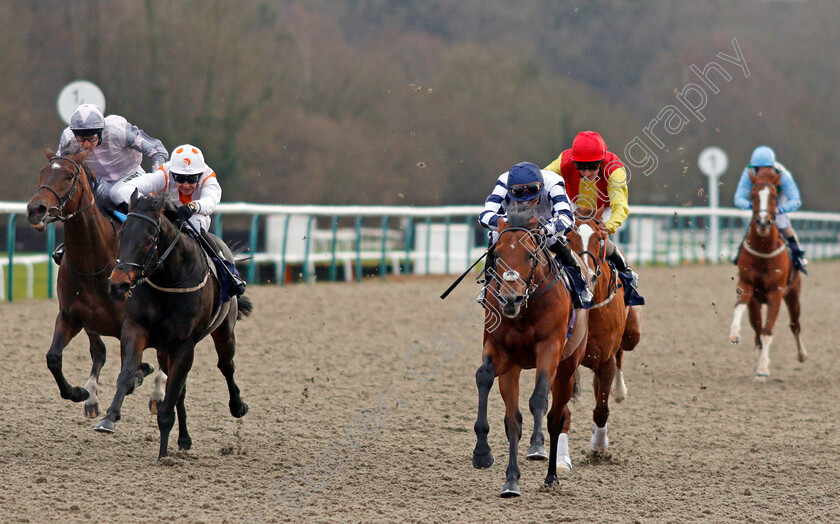 El-Ghazwani-0002 
 EL GHAZWANI (right, James Doyle) beats MY TARGET (2nd left) in The Betway Handicap
Lingfield 18 Dec 2019 - Pic Steven Cargill / Racingfotos.com