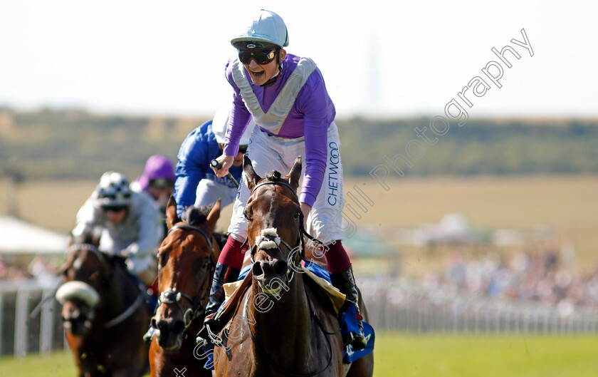 Alcohol-Free-0010 
 ALCOHOL FREE (Rob Hornby) wins The Darley July Cup
Newmarket 9 Jul 2022 - Pic Steven Cargill / Racingfotos.com